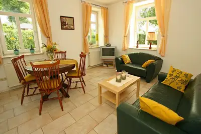 Image de Gîte à la ferme avec vue sur le jardin