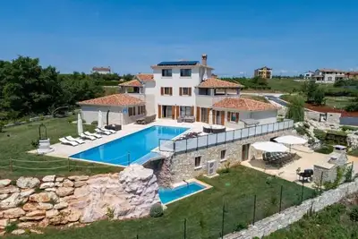 Luxury Villa with Private Pools, Sauna, Jacuzzi, and Exclusive Features in Istria, Croatia