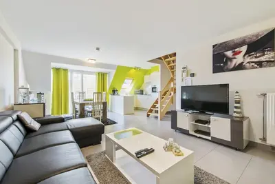 Image de Duplex à Bruges avec vue sur la Place