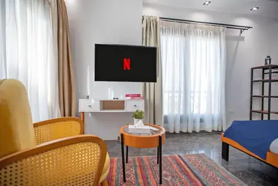 Image de Charming Boho Heaven Studio with Scenic Views & Modern Comfort