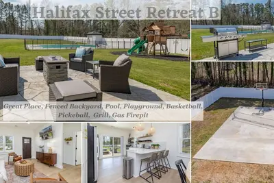 Image de Charming 2br, Pool, Pickleball/Basketball Court, Large Backyard