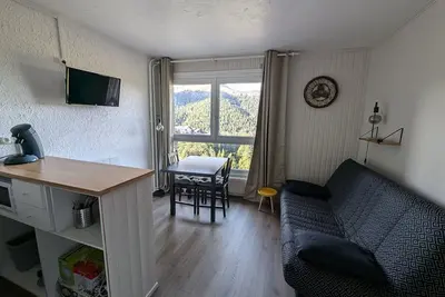 Image de Studio cabine rénové avec vue sur le centre, WiFi et animaux acceptés