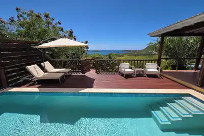 Image de Porvorose Beautiful Sea View Hillside 3-bedroom home Pool, Ac, WiFi, Falmouth.
