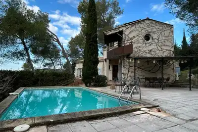 Image de Loue Villa 3ch 3 Sdb, 6 couchages, piscine. Mi-juin/mi-septembre. Montferrier