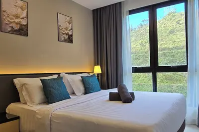 Cozy hotel suite in marvelous Genting Highlands with mountain view, WiFi
