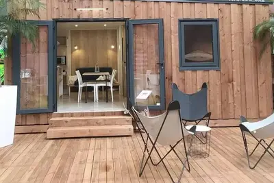 Image de Cabane Glamping 22m² (2 chambres) - sans sanitaires 5 personnes