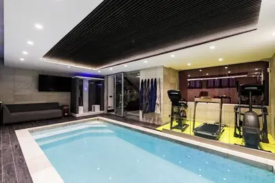 Luxury apartment with indoor pool