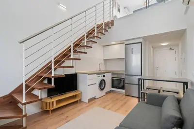 Image de duplex con terraza y garaje