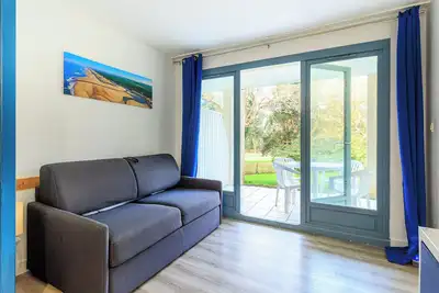 Image de Studio cosy à Moliets et Maa avec terrasse privée, barbecue, idéal pour 4 personnes