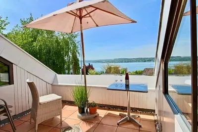 Image de Appartement 'Mit Seeblick' avec vue sur le lac, balcon et Wi-Fi