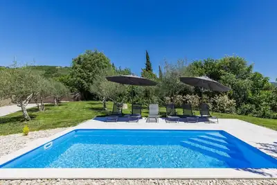 Image de Maison de vacances privée avec climatisation, piscine privée, Wifi, Tv, terrasse, vue panoramique