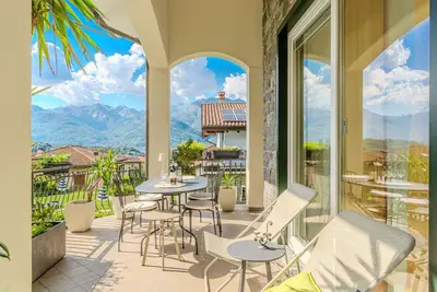 Image de Maison de vacances avec climatisation, Wifi, Tv, balcon, animaux admis, vue panoramique, parking
