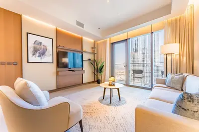 Image de Overlooking Burj Khalifa and Fountain Views, Address Residences Dubai Opera T2