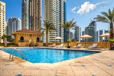 Image de Luxurious 4br in Jbr | 5 mins Walk to Beach & Tram
