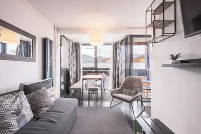 Image de Appartement '6 Couchages Val Thorens' avec vue sur les montagnes, balcon et Wi-Fi