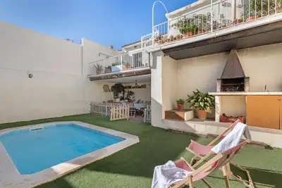 Image de Maison de campagne \"Cal Cabrer\" avec vue sur la montagne, piscine privée et Wi-Fi