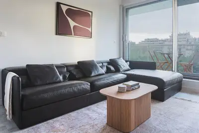 Image de Blueground | Porte Dauphine, full kitchen