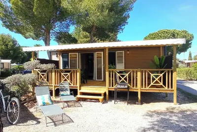 Image de Mobilhome à Argelès sur mer, à 500m de la plage sur camping **** DelMar