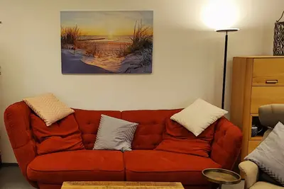 Image de Modern apartment (123m²) near Würzburg with Wlan parking lot Grill+ 75 inch Tv