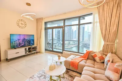 Image de Luxury 1-Bedroom with Balcony in Dubai Marina near Jbr