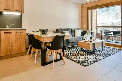 Image de Les Cristals A202 Wohnung 9 Fuß von den Pisten