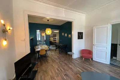 Image de Maison de charme 1920 - 6 chambres privatives avec Sdb\nÀ 15 min de Lille