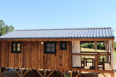 Image de Familien-Lodge-Hütte (29 m² – 2 Schlafzimmer) für 5 Personen