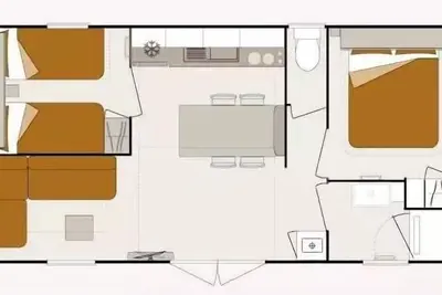 Image de Mobil home 31m² - 2 chambres Luxe 6 personnes