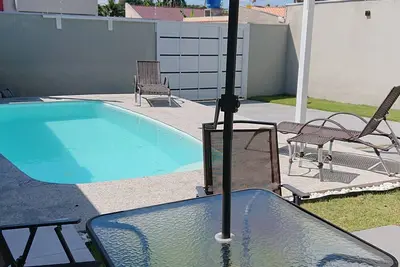 Image de Beautiful House with Pool, Barbecue, Wifi in Massaguaçu, Caraguatatuba/Sp