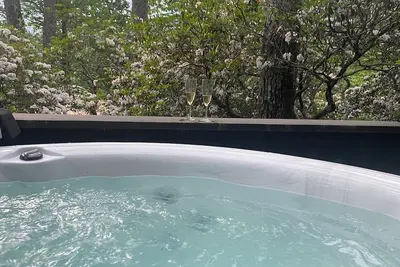 Image de Incredible mountain views with private hot tub!