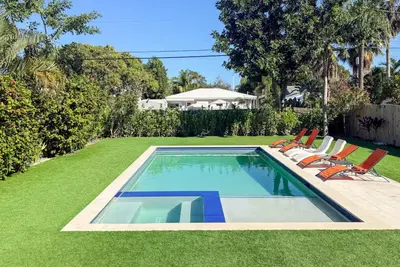 Image de Charming 3-bedroom house with Heated Pool in Lake Worth Beach