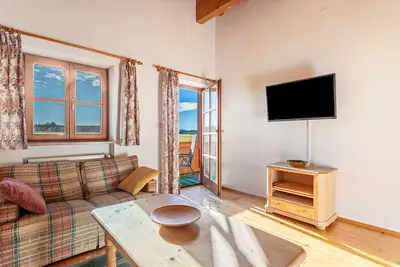 Image de Appartement 'Mit Balkon Terrasse' avec terrasse partagée, jardin partagé et Wi-Fi