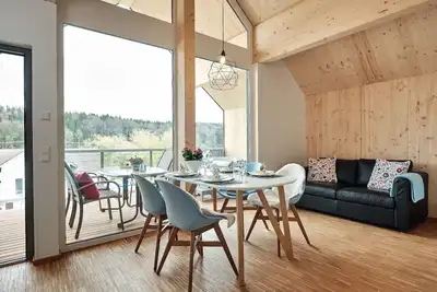 Image de Maison de vacances 'Luxus Chalet Nr 7b' avec vue sur la mer, Wi-Fi et climatisation