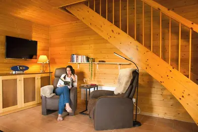 Image de Relaxation with a view of the paddocks next door