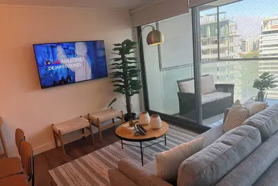Image de Chic 1-bedroom apartment in nice Las Condes with fitness room, WiFi