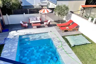 Image de Maison avec piscine, proche plage Benoît