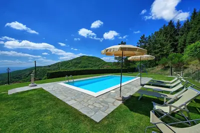 Image de Maison de vacances privée avec Wifi, climatisation, piscine privée, Tv, patio, près de Cortone