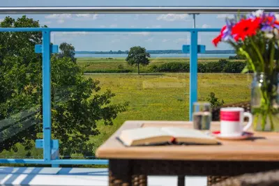 Penthouse with Achterwasser view in the Baltic seaside resort of Koserow on the island of Usedom
