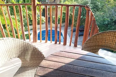 Image de Wonderful space with 2 beds, overlooking the pool, downtown Tulum- Huanal H