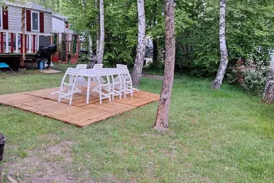 Image de Mobilhome 2 chbres 32m2 camping 4 étoiles piscine, étang aux portes des chateaux