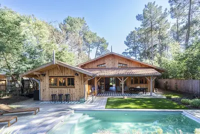 Image de Splendide villa climatisée avec piscine Piquey