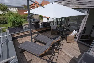 Image de Gartenhaus mit Dachterasse