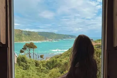 Shelter with ocean view