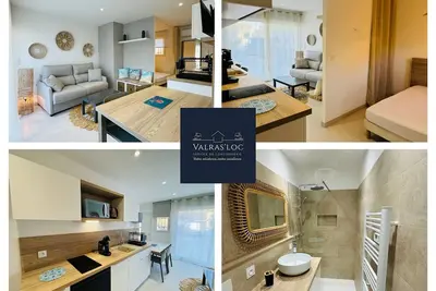 Image de Studio Moderne avec Jardin Privé à Valras Plage