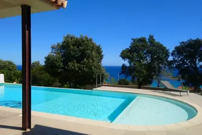 Image de Villa 2\/12 pers, piscine privée vue mer, plage 700 m - Favone (Corse du sud)