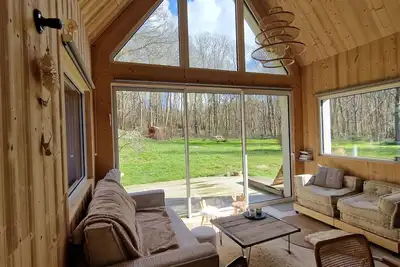 Image de Lodge à Wissant, au calme, en forêt et à 500m de la plage. Idéal pour un couple