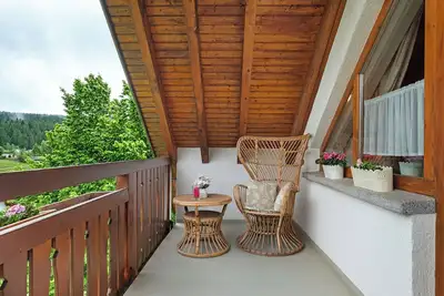 Image de Appartement 'Typ C, 90qm' avec vue sur les montagnes, balcon et Wi-Fi