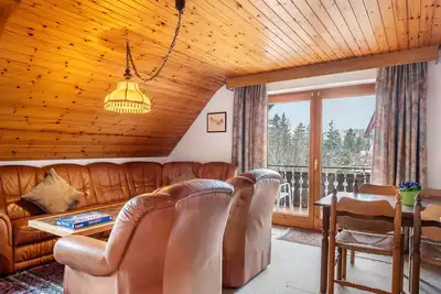 Image de Appartement \"Irmgard\" avec vue sur les montagnes, balcon et Wi-Fi