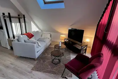 Image de Studio classé 3*- Etage d'une dépendance atypique