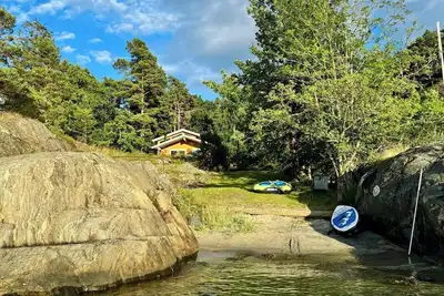 Image de Seaside cabin with boat and beach in Kragerø